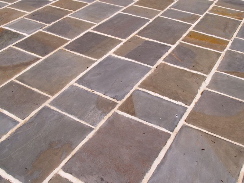 Outdoor Tile Pathway